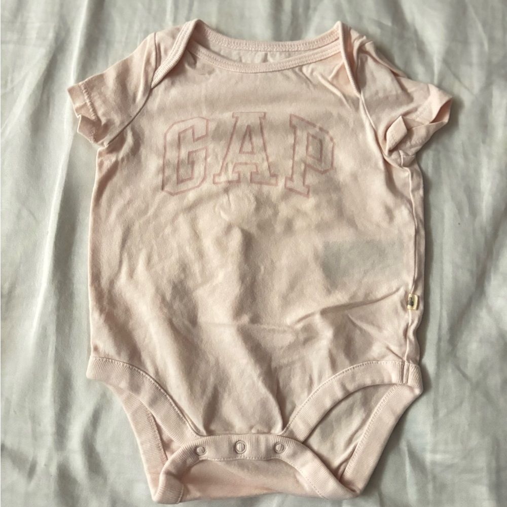 GAP Pink Bodysuit Soft Stretchy One Piece